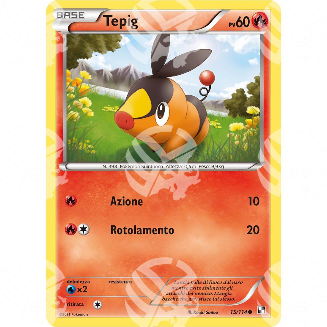 Nero e Bianco - Tepig - 15/114 - Warcard - Nero e Bianco - Tepig - 15/114 i prezzi più bassi sul mercato, solo da www.warcardshop.com! Carte singole, box, buste e mazzi.