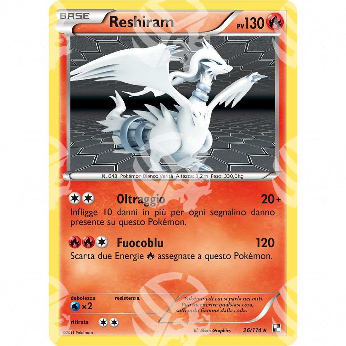 Nero e Bianco - Reshiram - Holo Rare 26/114 - Warcard - Nero e Bianco - Reshiram - Holo Rare 26/114 i prezzi più bassi sul mercato, solo da www.warcardshop.com! Carte singole, box, buste e mazzi.