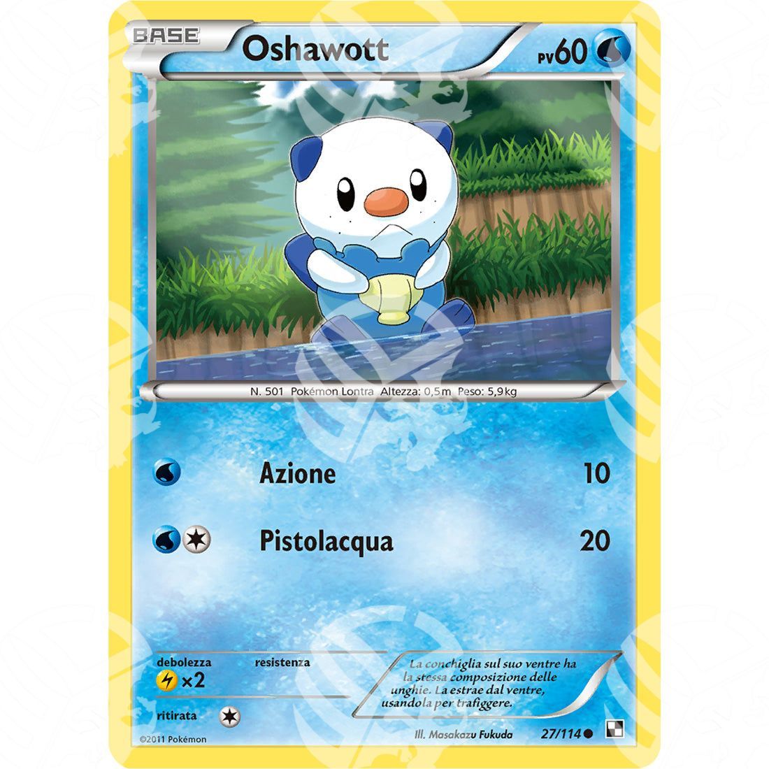 Nero e Bianco - Oshawott - 27/114 - Warcard - Nero e Bianco - Oshawott - 27/114 i prezzi più bassi sul mercato, solo da www.warcardshop.com! Carte singole, box, buste e mazzi.