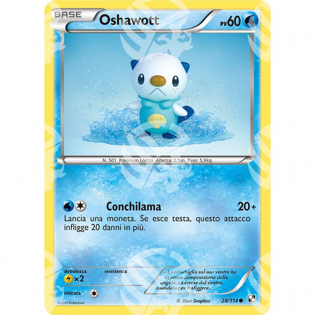 Nero e Bianco - Oshawott - 28/114 - Warcard - Nero e Bianco - Oshawott - 28/114 i prezzi più bassi sul mercato, solo da www.warcardshop.com! Carte singole, box, buste e mazzi.