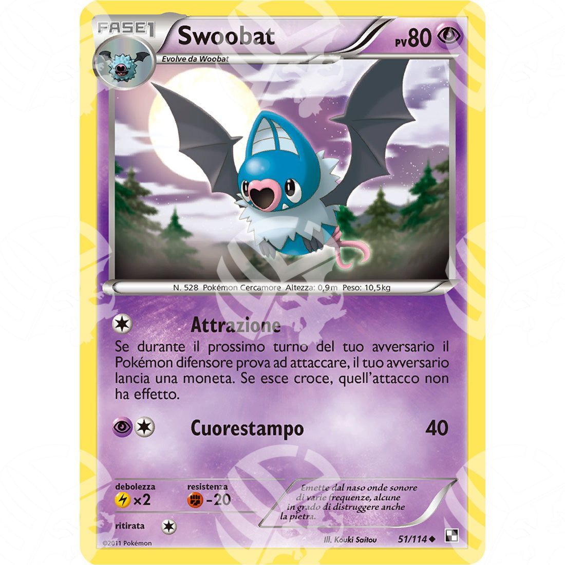 Nero e Bianco - Swoobat - 51/114 - Warcard - Nero e Bianco - Swoobat - 51/114 i prezzi più bassi sul mercato, solo da www.warcardshop.com! Carte singole, box, buste e mazzi.