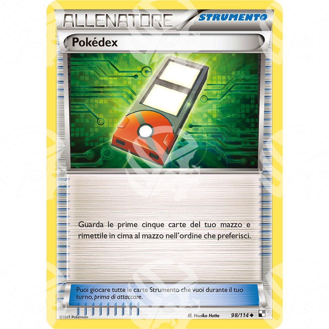 Nero e Bianco - Pokédex - 98/114 - Warcard - Nero e Bianco - Pokédex - 98/114 i prezzi più bassi sul mercato, solo da www.warcardshop.com! Carte singole, box, buste e mazzi.