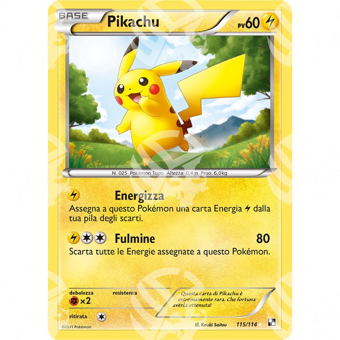 Nero e Bianco - Pikachu - Secret Rare 115/114 - Warcard - Nero e Bianco - Pikachu - Secret Rare 115/114 i prezzi più bassi sul mercato, solo da www.warcardshop.com! Carte singole, box, buste e mazzi.