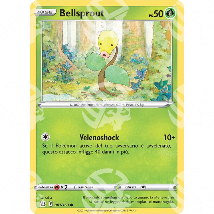 Stili di Lotta - Bellsprout - 1/163 - Warcard - Stili di Lotta - Bellsprout - 1/163 i prezzi più bassi sul mercato, solo da www.warcardshop.com! Carte singole, box, buste e mazzi.