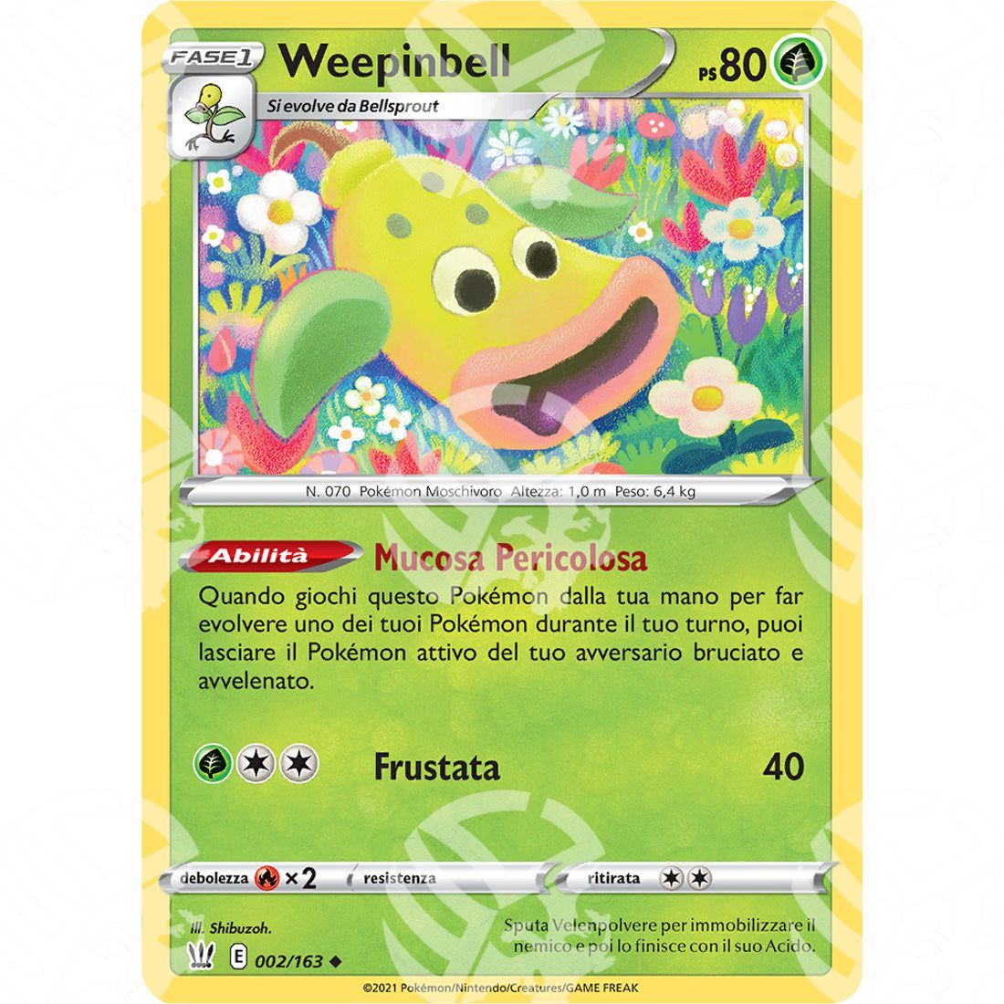 Stili di Lotta - Weepinbell - 2/163 - Warcard - Stili di Lotta - Weepinbell - 2/163 i prezzi più bassi sul mercato, solo da www.warcardshop.com! Carte singole, box, buste e mazzi.