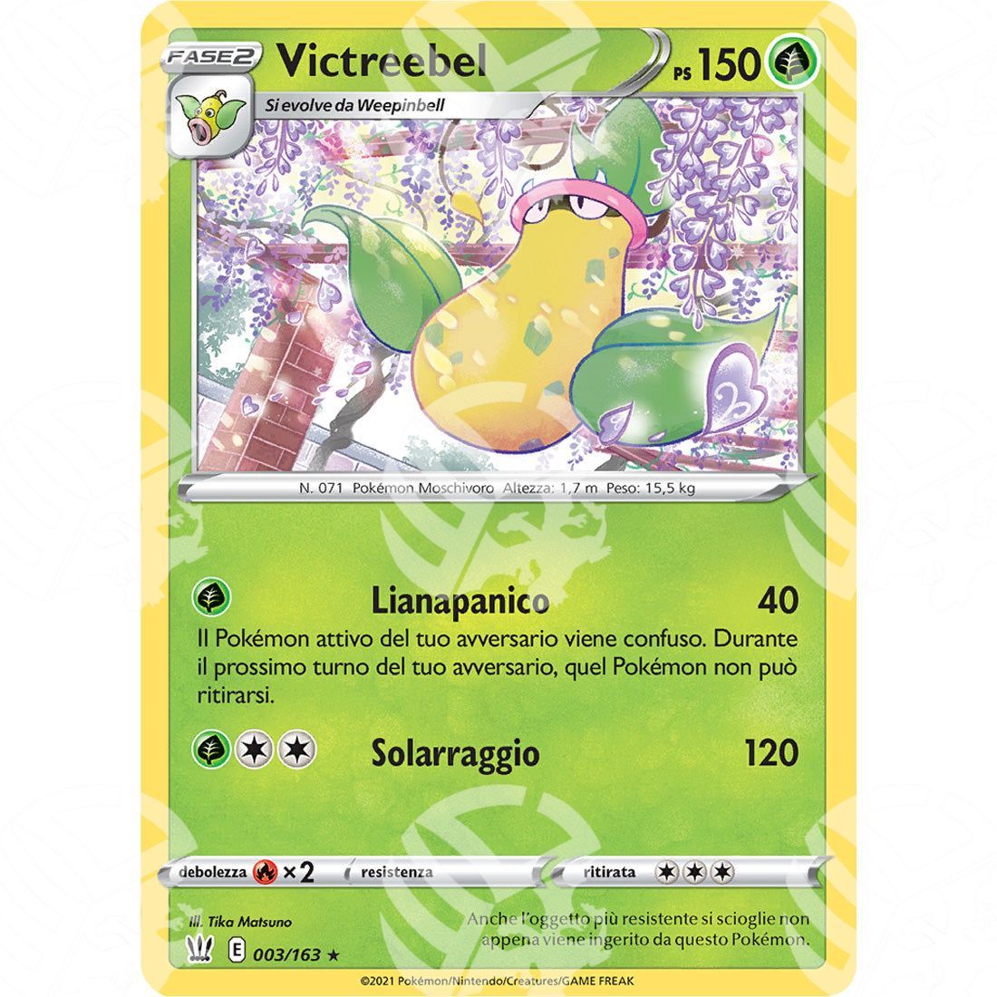 Stili di Lotta - Victreebel - 3/163 - Warcard - Stili di Lotta - Victreebel - 3/163 i prezzi più bassi sul mercato, solo da www.warcardshop.com! Carte singole, box, buste e mazzi.