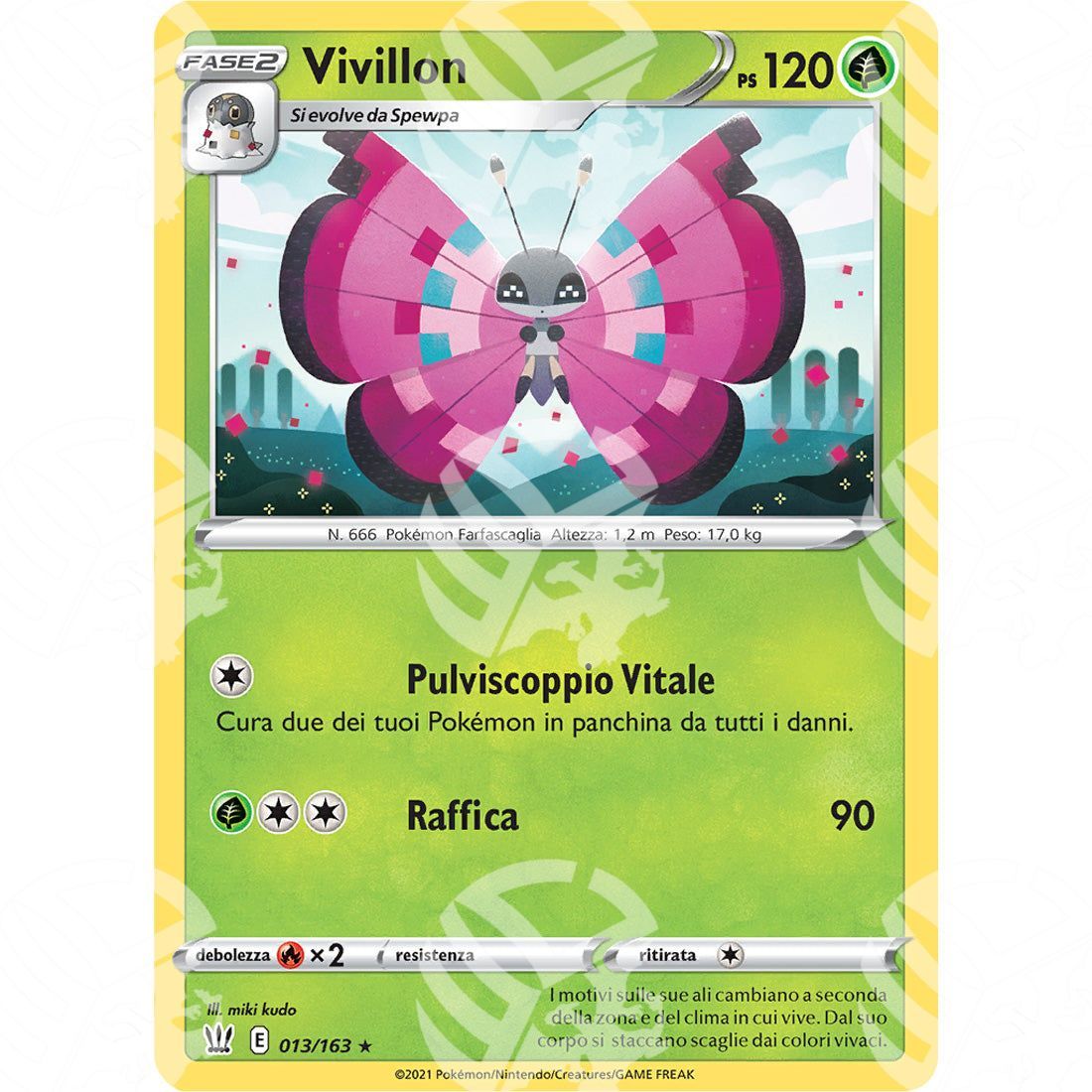 Stili di Lotta - Vivillon - 13/163 - Warcard - Stili di Lotta - Vivillon - 13/163 i prezzi più bassi sul mercato, solo da www.warcardshop.com! Carte singole, box, buste e mazzi.