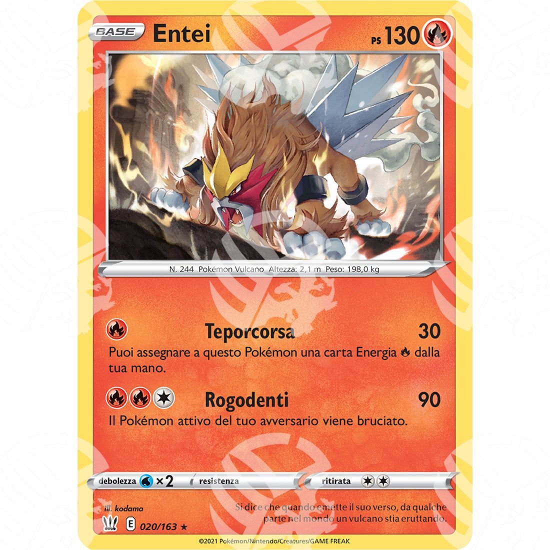 Stili di Lotta - Entei - Holo Rare 20/163 - Warcard - Stili di Lotta - Entei - Holo Rare 20/163 i prezzi più bassi sul mercato, solo da www.warcardshop.com! Carte singole, box, buste e mazzi.