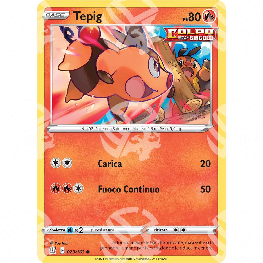 Stili di Lotta - Tepig - 23/163 - Warcard - Stili di Lotta - Tepig - 23/163 i prezzi più bassi sul mercato, solo da www.warcardshop.com! Carte singole, box, buste e mazzi.