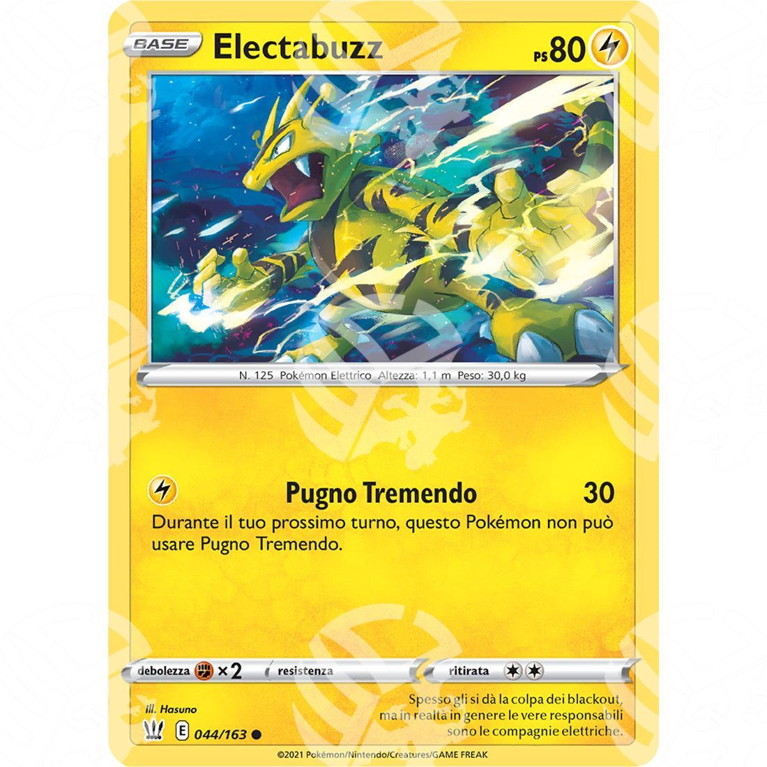 Stili di Lotta - Electabuzz - 44/163 - Warcard - Stili di Lotta - Electabuzz - 44/163 i prezzi più bassi sul mercato, solo da www.warcardshop.com! Carte singole, box, buste e mazzi.