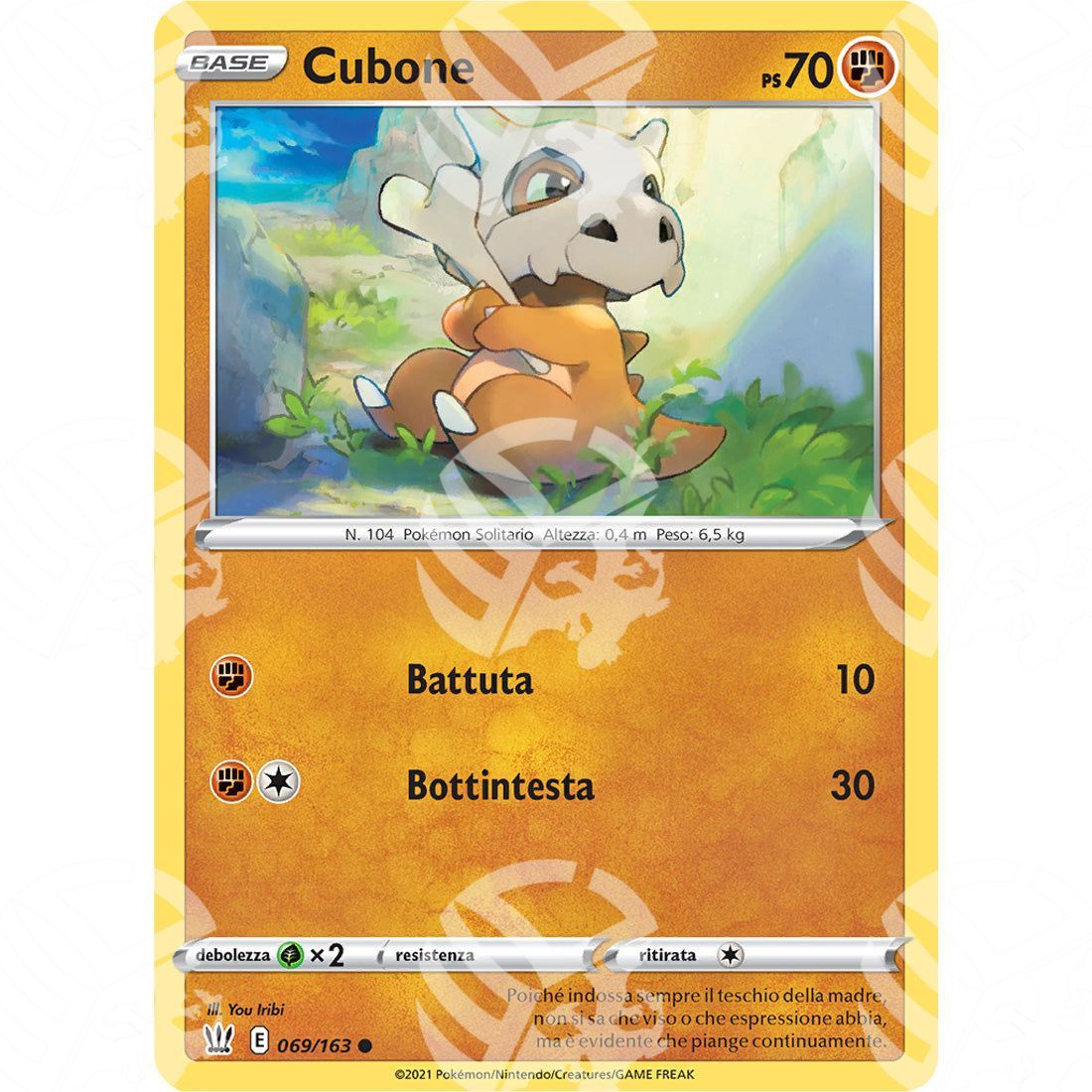 Stili di Lotta - Cubone - 69/163 - Warcard - Stili di Lotta - Cubone - 69/163 i prezzi più bassi sul mercato, solo da www.warcardshop.com! Carte singole, box, buste e mazzi.