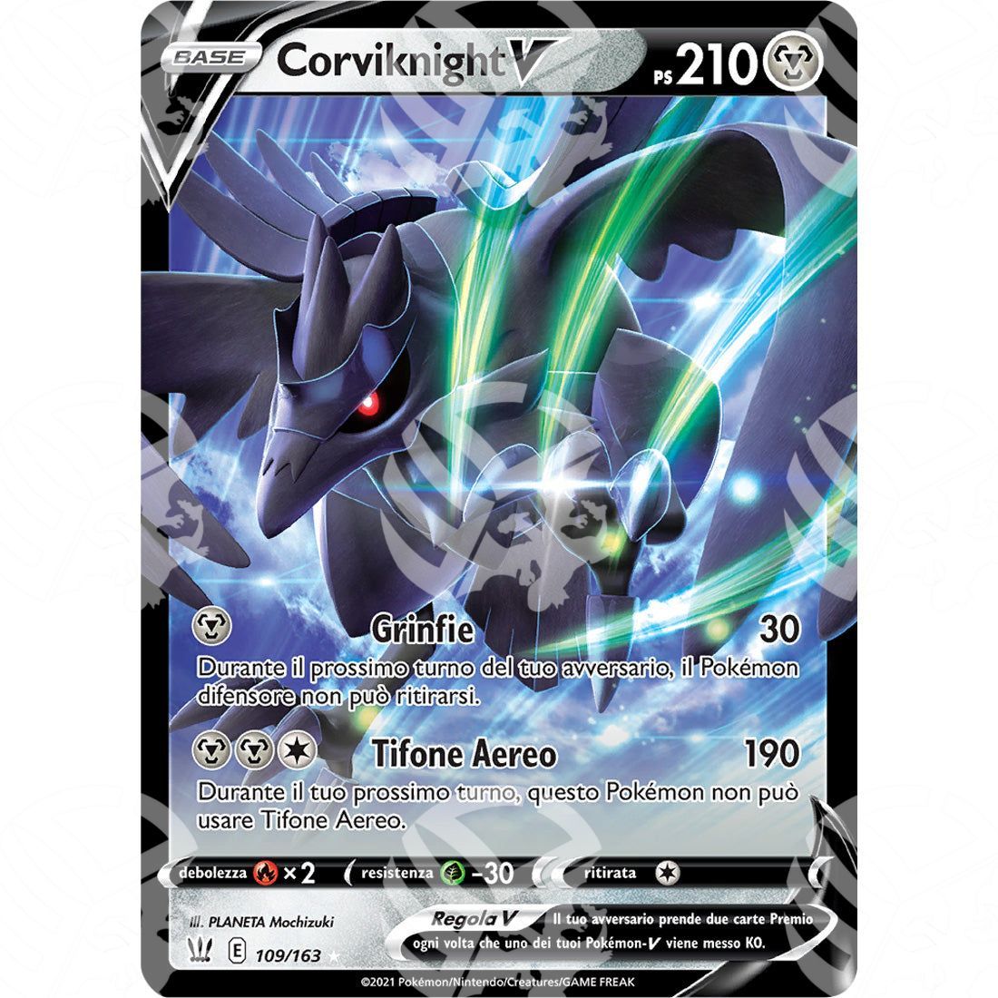 Stili di Lotta - Corviknight V - 109/163 - Warcard - Stili di Lotta - Corviknight V - 109/163 i prezzi più bassi sul mercato, solo da www.warcardshop.com! Carte singole, box, buste e mazzi.