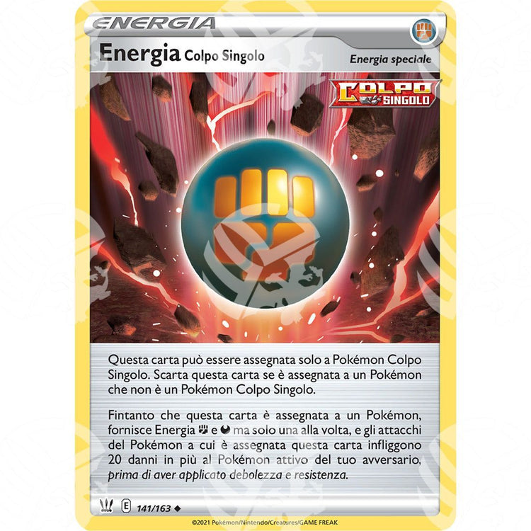 Stili di Lotta - Single Strike Energy - 141/163 - Warcard - Stili di Lotta - Single Strike Energy - 141/163 i prezzi più bassi sul mercato, solo da www.warcardshop.com! Carte singole, box, buste e mazzi.