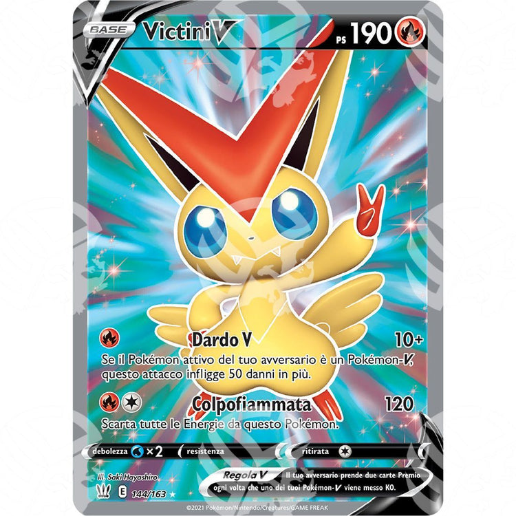 Stili di Lotta - Victini V - 144/163 - Warcard - Stili di Lotta - Victini V - 144/163 i prezzi più bassi sul mercato, solo da www.warcardshop.com! Carte singole, box, buste e mazzi.