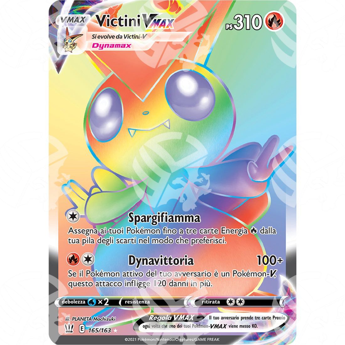 Stili di Lotta - Victini VMAX - Secret Rare 165/163 - Warcard - Stili di Lotta - Victini VMAX - Secret Rare 165/163 i prezzi più bassi sul mercato, solo da www.warcardshop.com! Carte singole, box, buste e mazzi.