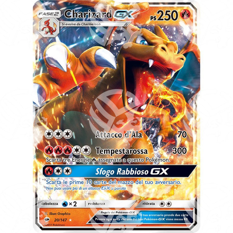 Ombre Infuocate - Charizard GX - Holo Rare 20/147 - Warcard - Ombre Infuocate - Charizard GX - Holo Rare 20/147 i prezzi più bassi sul mercato, solo da www.warcardshop.com! Carte singole, box, buste e mazzi.