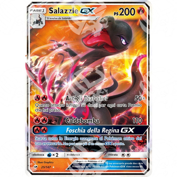 Ombre Infuocate - Salazzle GX - Holo Rare 25/147 - Warcard - Ombre Infuocate - Salazzle GX - Holo Rare 25/147 i prezzi più bassi sul mercato, solo da www.warcardshop.com! Carte singole, box, buste e mazzi.