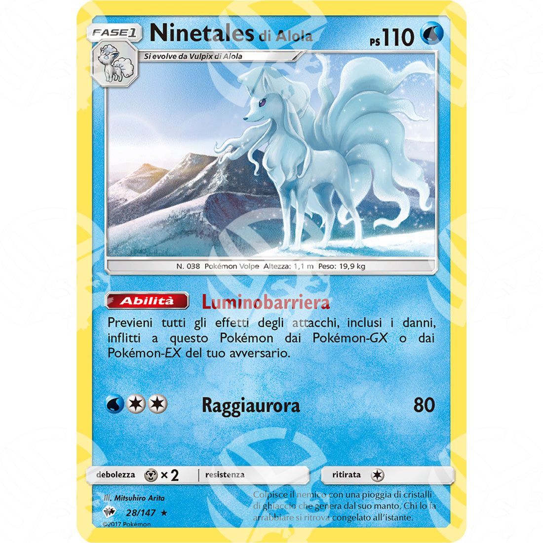 Ombre Infuocate - Alolan Ninetales - Non-Holo Rare 28/147 - Warcard - Ombre Infuocate - Alolan Ninetales - Non-Holo Rare 28/147 i prezzi più bassi sul mercato, solo da www.warcardshop.com! Carte singole, box, buste e mazzi.