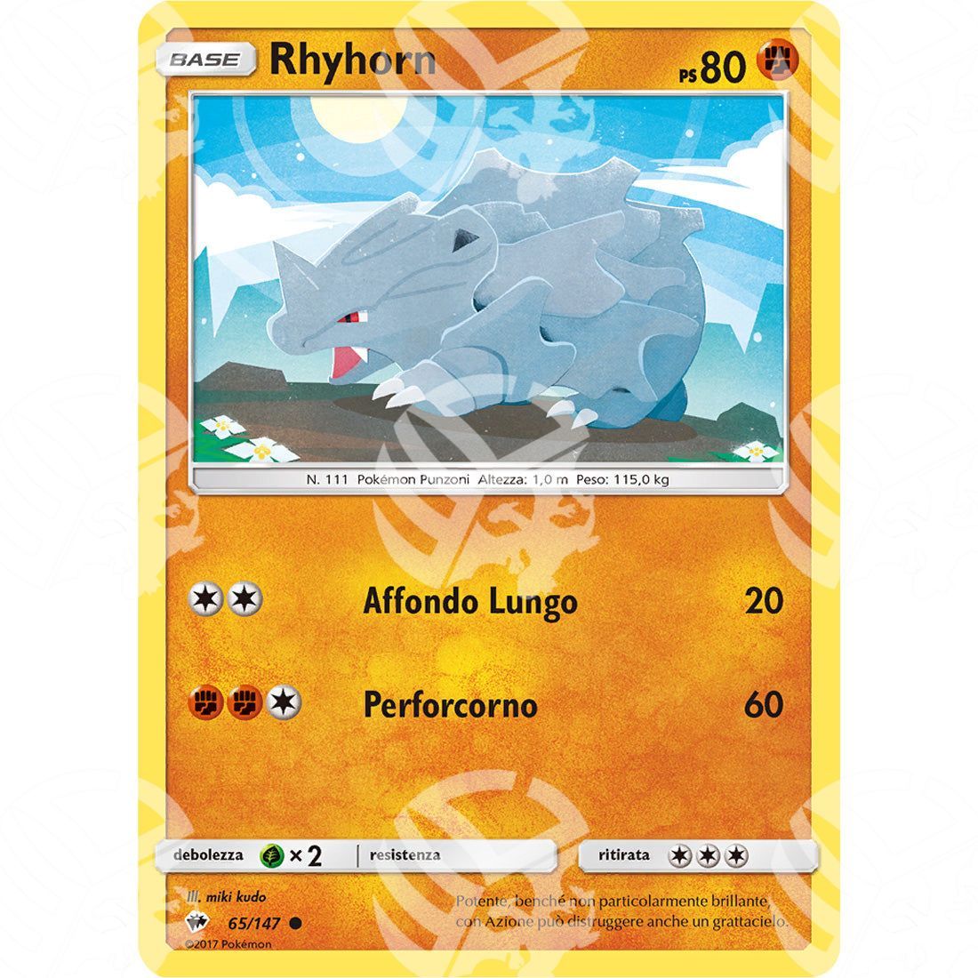 Ombre Infuocate - Rhyhorn - 65/147 - Warcard - Ombre Infuocate - Rhyhorn - 65/147 i prezzi più bassi sul mercato, solo da www.warcardshop.com! Carte singole, box, buste e mazzi.