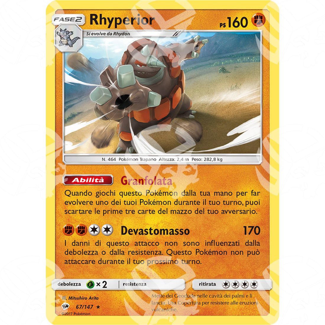 Ombre Infuocate - Rhyperior - Holo Rare 67/147 - Warcard - Ombre Infuocate - Rhyperior - Holo Rare 67/147 i prezzi più bassi sul mercato, solo da www.warcardshop.com! Carte singole, box, buste e mazzi.