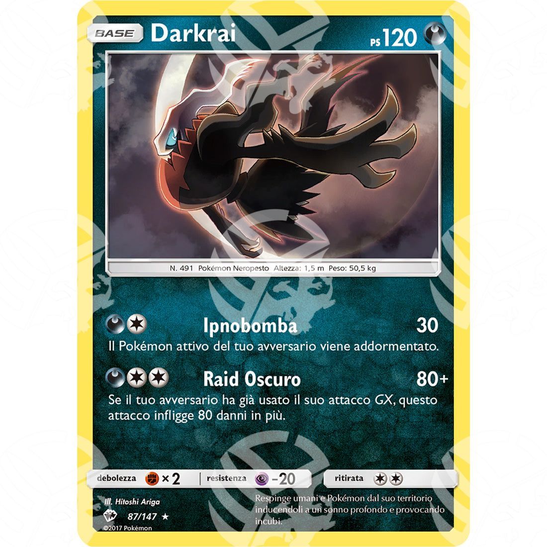 Ombre Infuocate - Darkrai - Holo Rare 87/147 - Warcard - Ombre Infuocate - Darkrai - Holo Rare 87/147 i prezzi più bassi sul mercato, solo da www.warcardshop.com! Carte singole, box, buste e mazzi.