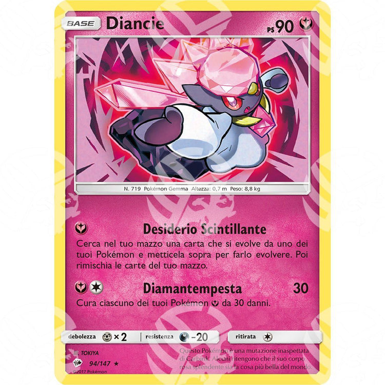 Ombre Infuocate - Diancie - Holo Rare 94/147 - Warcard - Ombre Infuocate - Diancie - Holo Rare 94/147 i prezzi più bassi sul mercato, solo da www.warcardshop.com! Carte singole, box, buste e mazzi.