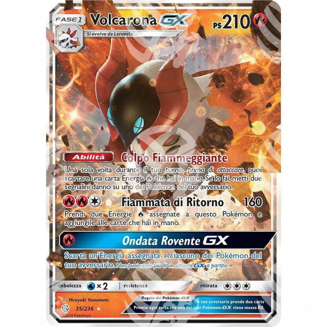 Eclissi Cosmica - Volcarona GX - Secret Rare 35/236 - Warcard - Eclissi Cosmica - Volcarona GX - Secret Rare 35/236 i prezzi più bassi sul mercato, solo da www.warcardshop.com! Carte singole, box, buste e mazzi.