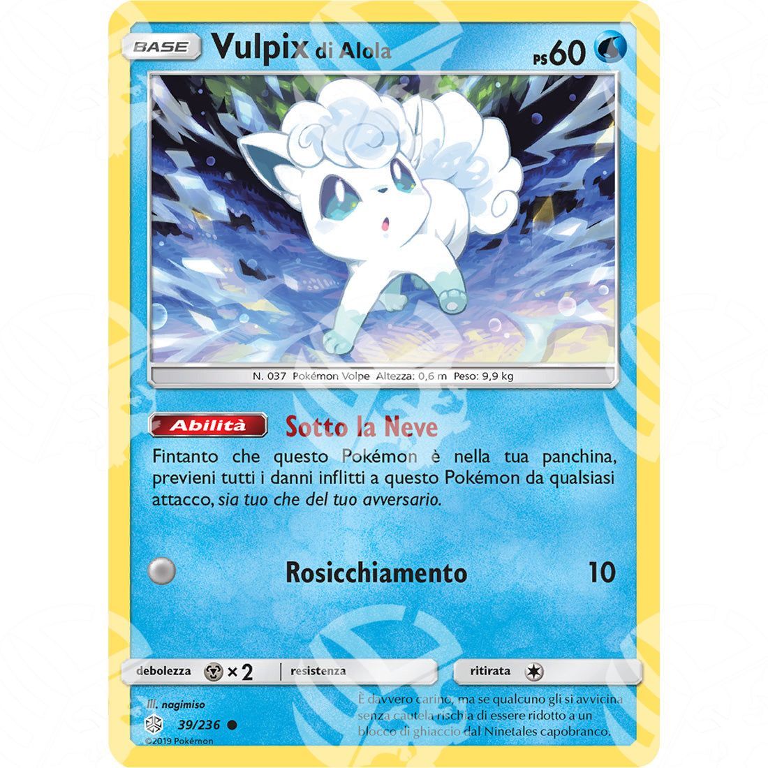 Eclissi Cosmica - Alolan Vulpix - 39/236 - Warcard - Eclissi Cosmica - Alolan Vulpix - 39/236 i prezzi più bassi sul mercato, solo da www.warcardshop.com! Carte singole, box, buste e mazzi.