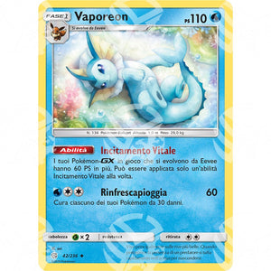 Eclissi Cosmica - Vaporeon - 42/236 - Warcard - Eclissi Cosmica - Vaporeon - 42/236 i prezzi più bassi sul mercato, solo da www.warcardshop.com! Carte singole, box, buste e mazzi.