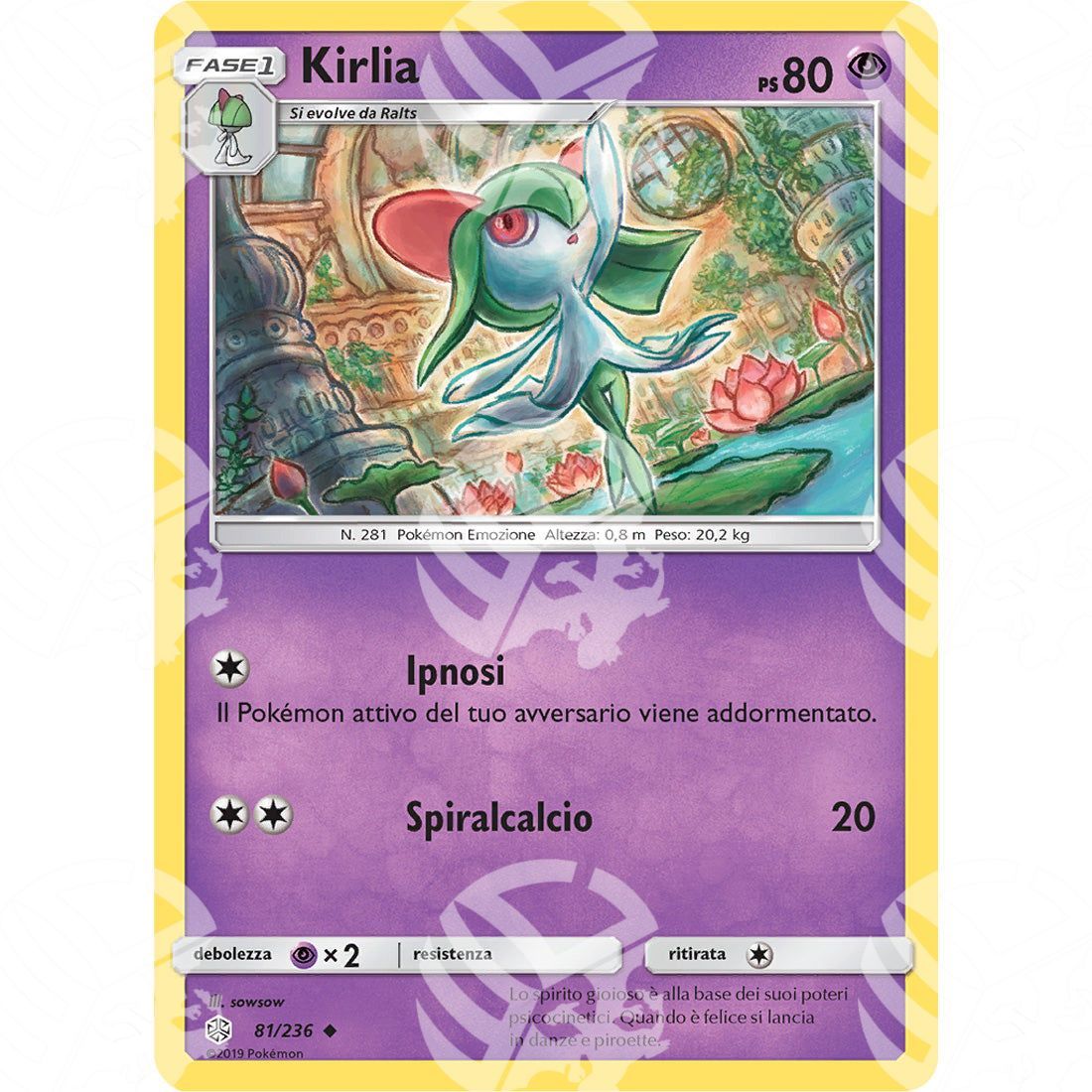 Eclissi Cosmica - Kirlia - 81/236 - Warcard - Eclissi Cosmica - Kirlia - 81/236 i prezzi più bassi sul mercato, solo da www.warcardshop.com! Carte singole, box, buste e mazzi.