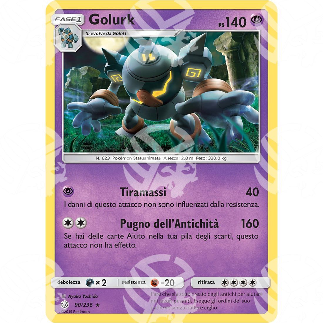 Eclissi Cosmica - Golurk - 90/236 - Warcard - Eclissi Cosmica - Golurk - 90/236 i prezzi più bassi sul mercato, solo da www.warcardshop.com! Carte singole, box, buste e mazzi.