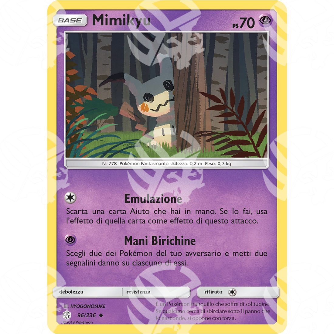 Eclissi Cosmica - Mimikyu - 96/236 - Warcard - Eclissi Cosmica - Mimikyu - 96/236 i prezzi più bassi sul mercato, solo da www.warcardshop.com! Carte singole, box, buste e mazzi.