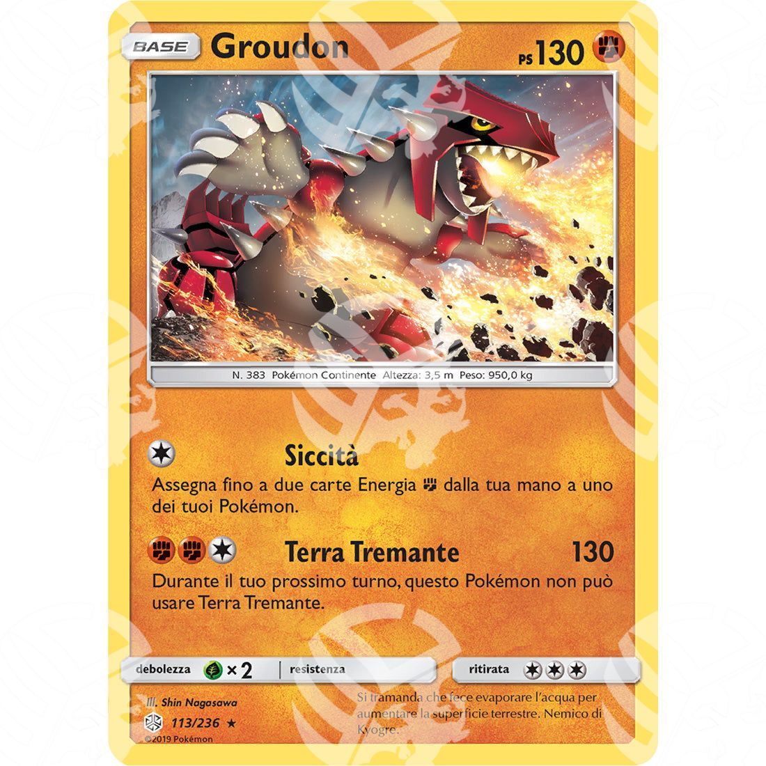 Eclissi Cosmica - Groudon - 113/236 - Warcard - Eclissi Cosmica - Groudon - 113/236 i prezzi più bassi sul mercato, solo da www.warcardshop.com! Carte singole, box, buste e mazzi.