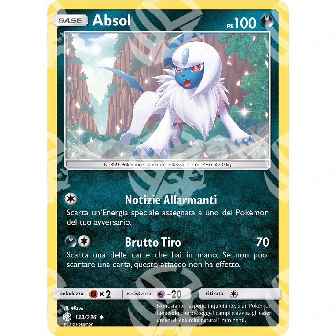 Eclissi Cosmica - Absol - 133/236 - Warcard - Eclissi Cosmica - Absol - 133/236 i prezzi più bassi sul mercato, solo da www.warcardshop.com! Carte singole, box, buste e mazzi.