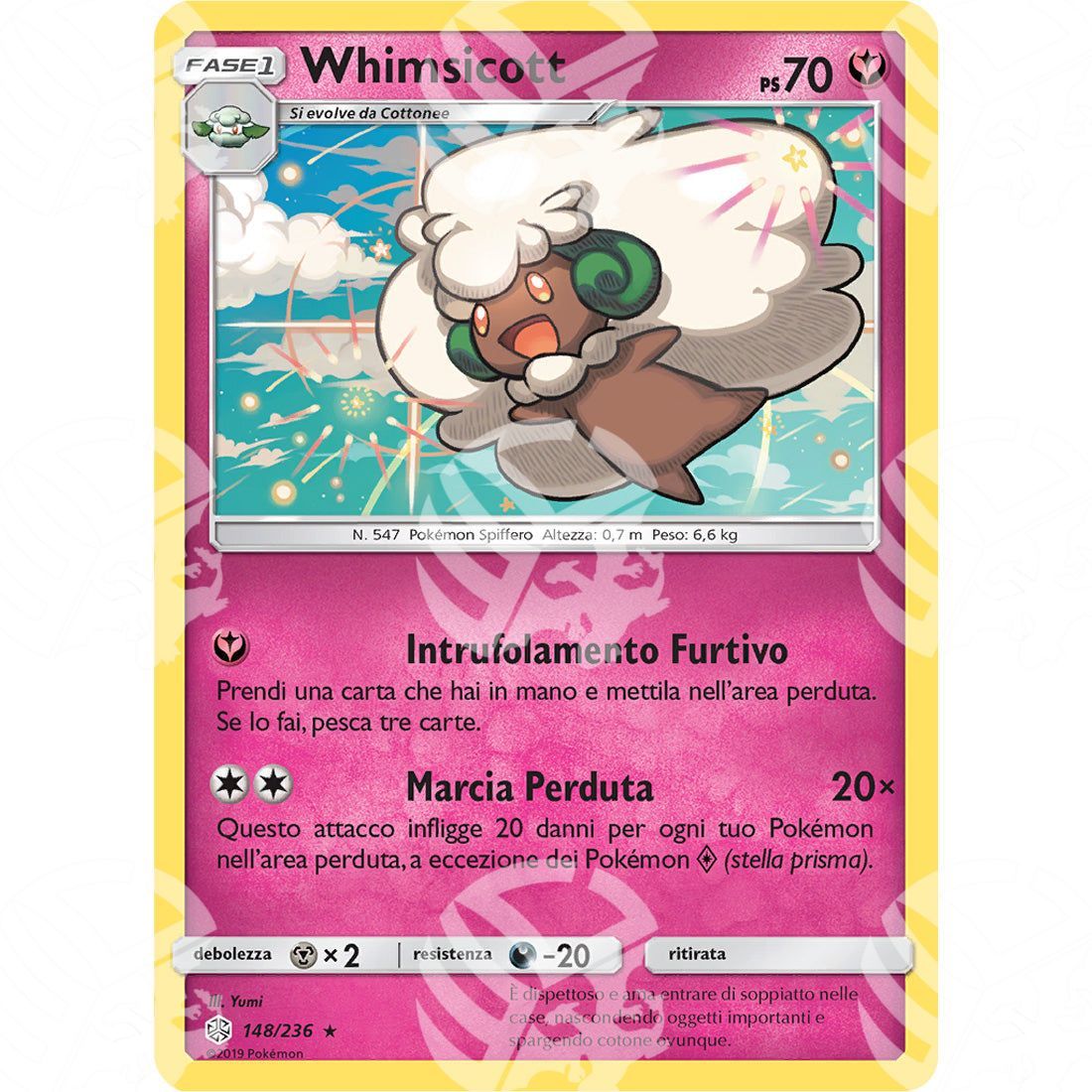 Eclissi Cosmica - Whimsicott - 148/236 - Warcard - Eclissi Cosmica - Whimsicott - 148/236 i prezzi più bassi sul mercato, solo da www.warcardshop.com! Carte singole, box, buste e mazzi.