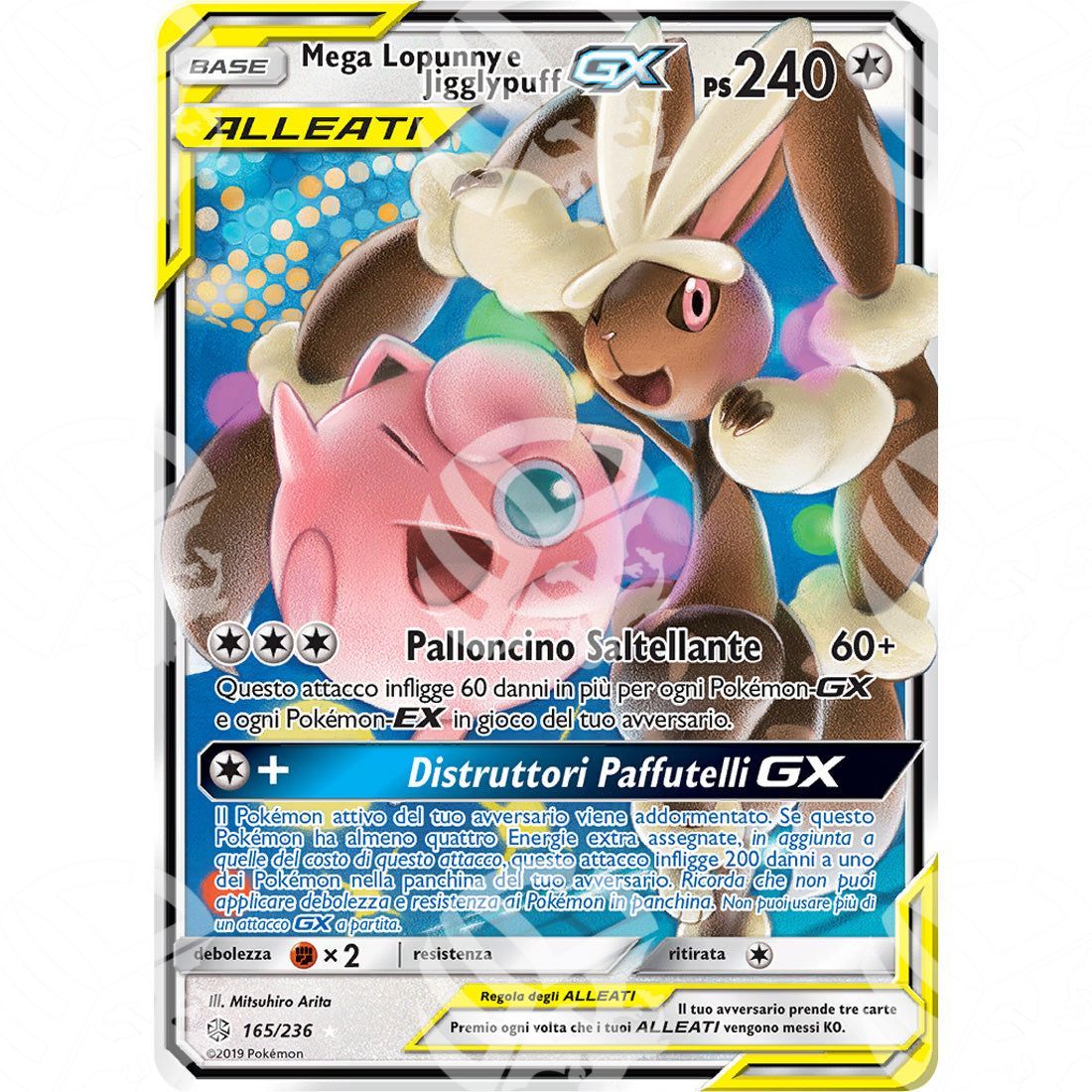 Eclissi Cosmica - Mega Lopunny & Jigglypuff GX - Secret Rare 165/236 - Warcard - Eclissi Cosmica - Mega Lopunny & Jigglypuff GX - Secret Rare 165/236 i prezzi più bassi sul mercato, solo da www.warcardshop.com! Carte singole, box, buste e mazzi.