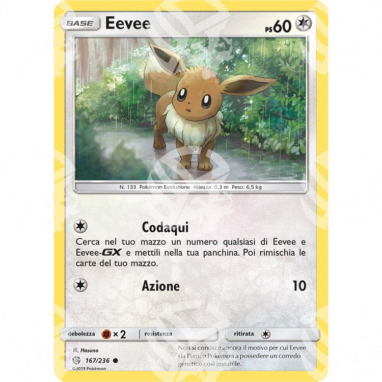 Eclissi Cosmica - Eevee - 167/236 - Warcard - Eclissi Cosmica - Eevee - 167/236 i prezzi più bassi sul mercato, solo da www.warcardshop.com! Carte singole, box, buste e mazzi.