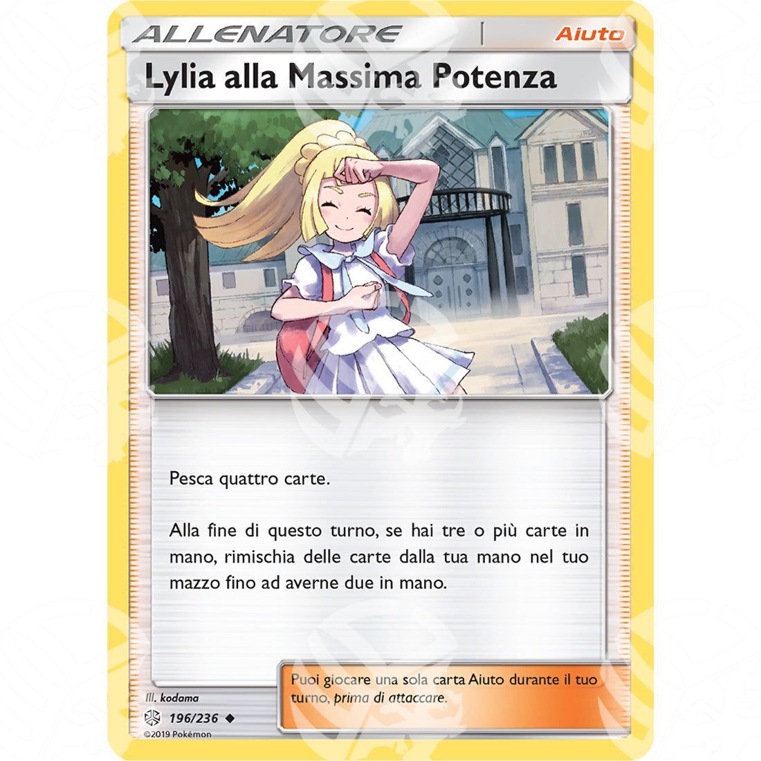 Eclissi Cosmica - Lillie's Full Force - 196/236 - Warcard - Eclissi Cosmica - Lillie's Full Force - 196/236 i prezzi più bassi sul mercato, solo da www.warcardshop.com! Carte singole, box, buste e mazzi.