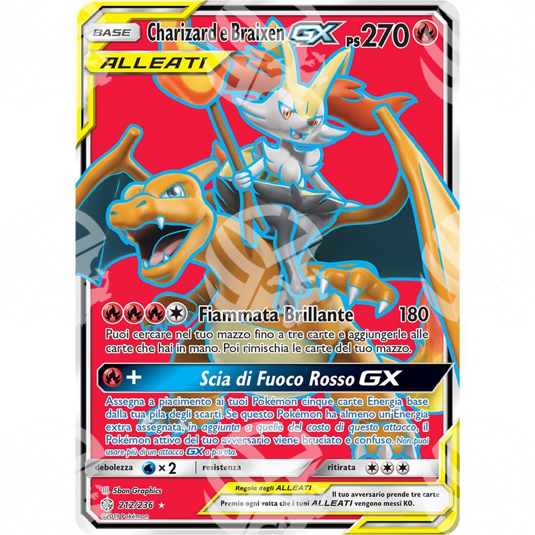 Eclissi Cosmica - Charizard & Braixen GX - Secret Rare 212/236 - Warcard - Eclissi Cosmica - Charizard & Braixen GX - Secret Rare 212/236 i prezzi più bassi sul mercato, solo da www.warcardshop.com! Carte singole, box, buste e mazzi.