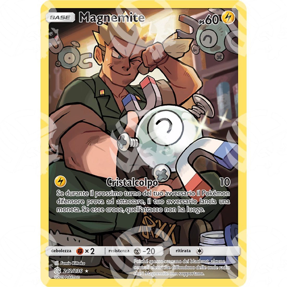 Eclissi Cosmica - Magnemite - Secret Rare 242/236 - Warcard - Eclissi Cosmica - Magnemite - Secret Rare 242/236 i prezzi più bassi sul mercato, solo da www.warcardshop.com! Carte singole, box, buste e mazzi.