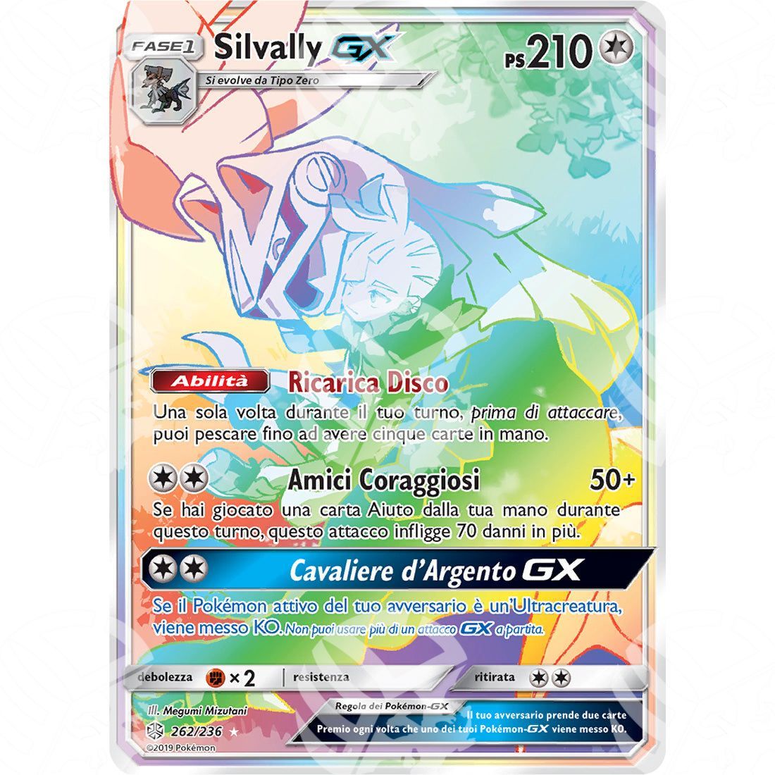 Eclissi Cosmica - Silvally GX - Rainbow Rare 262/236 - Warcard - Eclissi Cosmica - Silvally GX - Rainbow Rare 262/236 i prezzi più bassi sul mercato, solo da www.warcardshop.com! Carte singole, box, buste e mazzi.