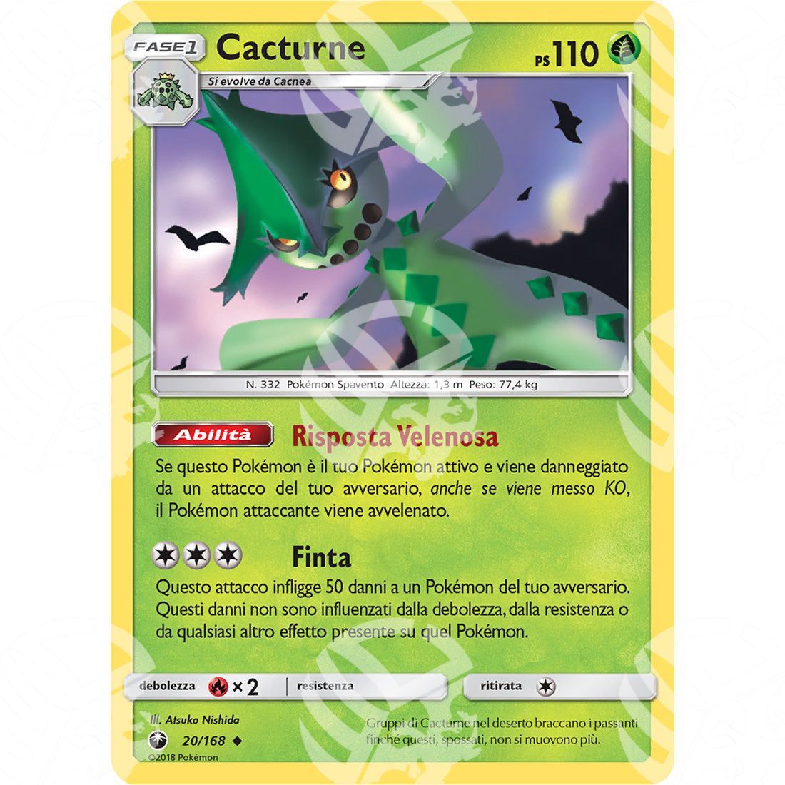 Tempesta Astrale - Cacturne - 20/168 - Warcard - Tempesta Astrale - Cacturne - 20/168 i prezzi più bassi sul mercato, solo da www.warcardshop.com! Carte singole, box, buste e mazzi.