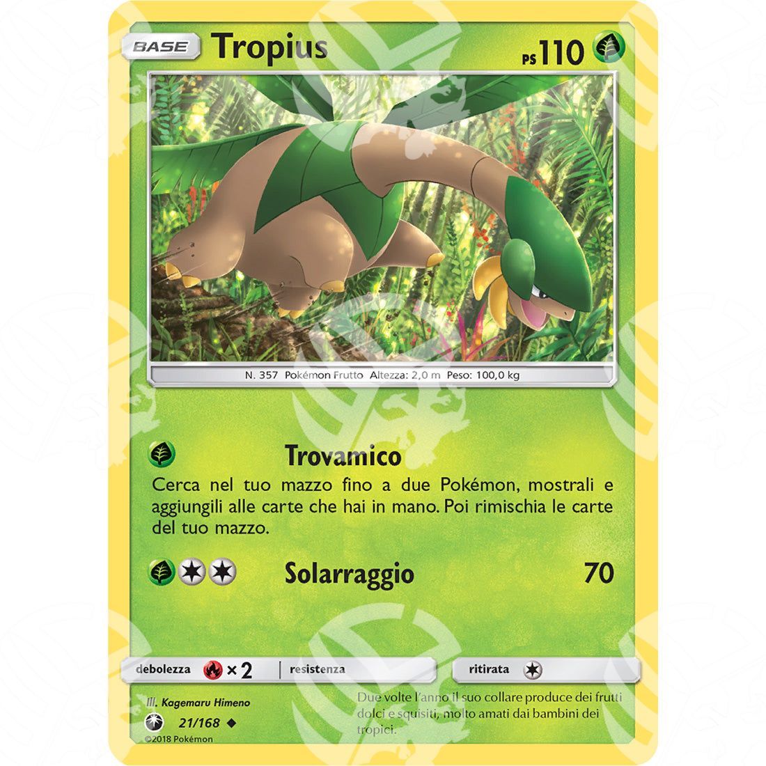 Tempesta Astrale - Tropius - 21/168 - Warcard - Tempesta Astrale - Tropius - 21/168 i prezzi più bassi sul mercato, solo da www.warcardshop.com! Carte singole, box, buste e mazzi.