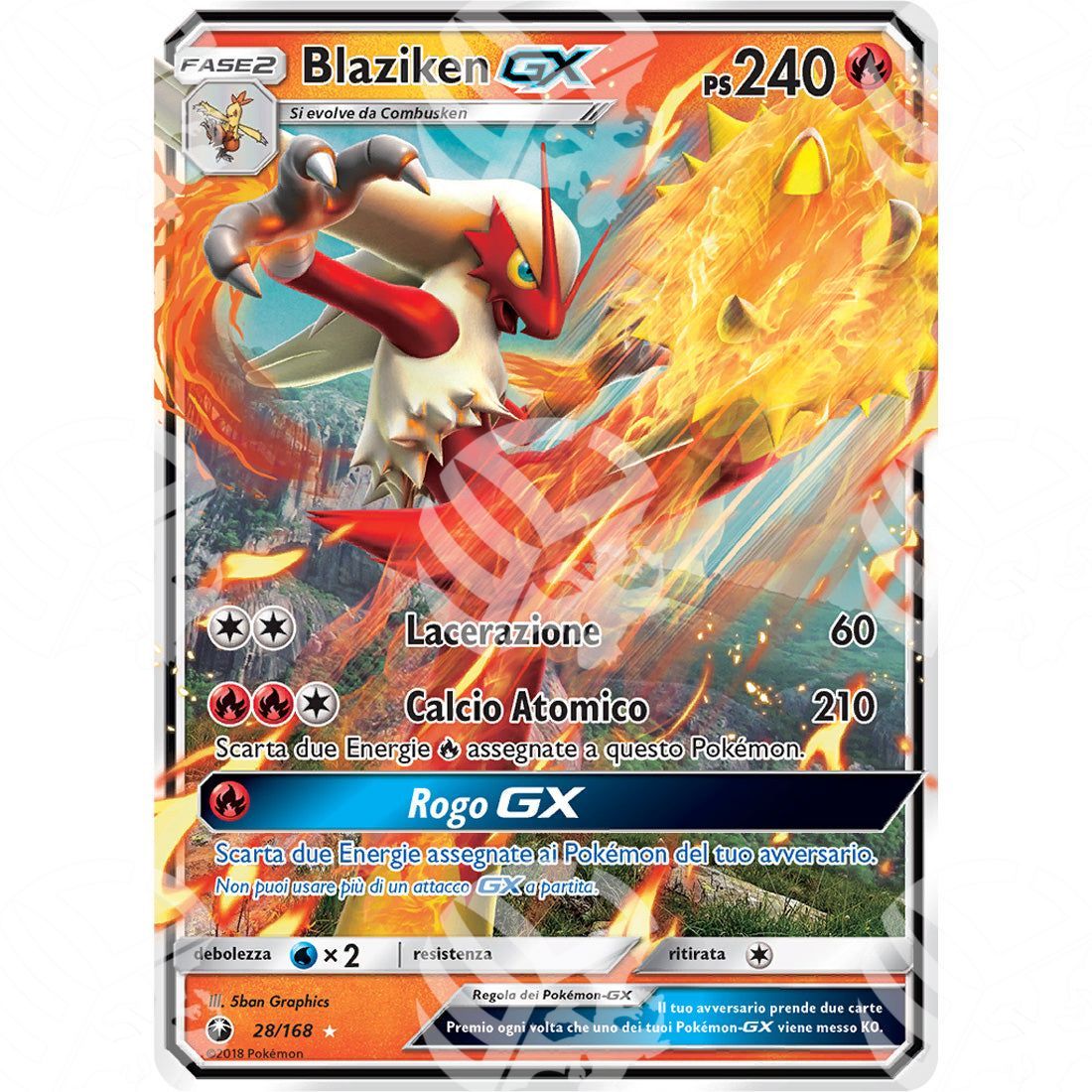 Tempesta Astrale - Blaziken GX - Holo Rare 28/168 - Warcard - Tempesta Astrale - Blaziken GX - Holo Rare 28/168 i prezzi più bassi sul mercato, solo da www.warcardshop.com! Carte singole, box, buste e mazzi.