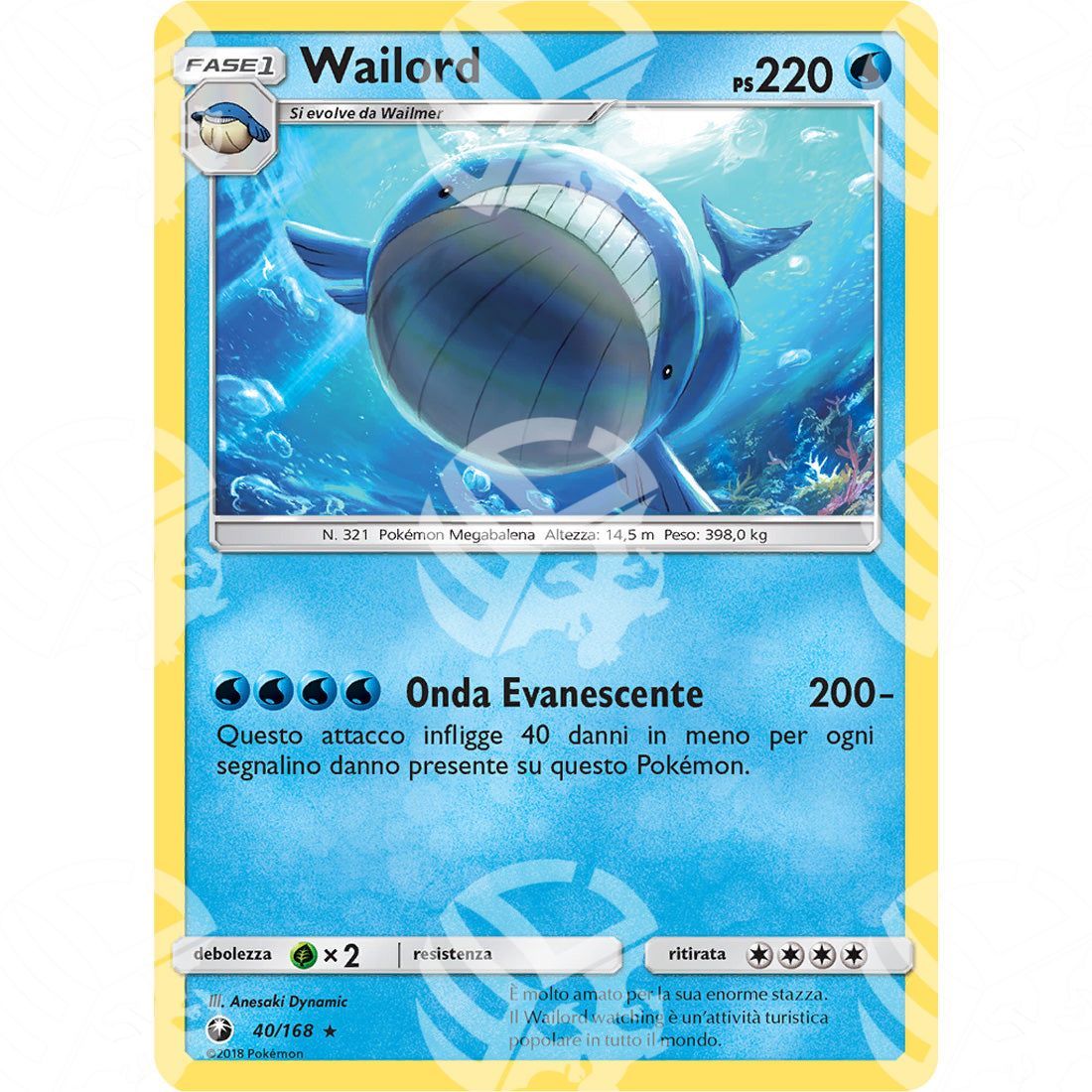 Tempesta Astrale - Wailord - 40/168 - Warcard - Tempesta Astrale - Wailord - 40/168 i prezzi più bassi sul mercato, solo da www.warcardshop.com! Carte singole, box, buste e mazzi.