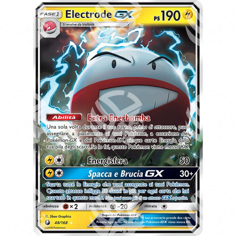 Tempesta Astrale - Electrode GX - Holo Rare 48/168 - Warcard - Tempesta Astrale - Electrode GX - Holo Rare 48/168 i prezzi più bassi sul mercato, solo da www.warcardshop.com! Carte singole, box, buste e mazzi.