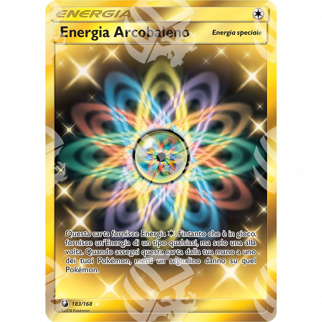 Tempesta Astrale - Rainbow Energy - Secret Rare 183/168 - Warcard - Tempesta Astrale - Rainbow Energy - Secret Rare 183/168 i prezzi più bassi sul mercato, solo da www.warcardshop.com! Carte singole, box, buste e mazzi.