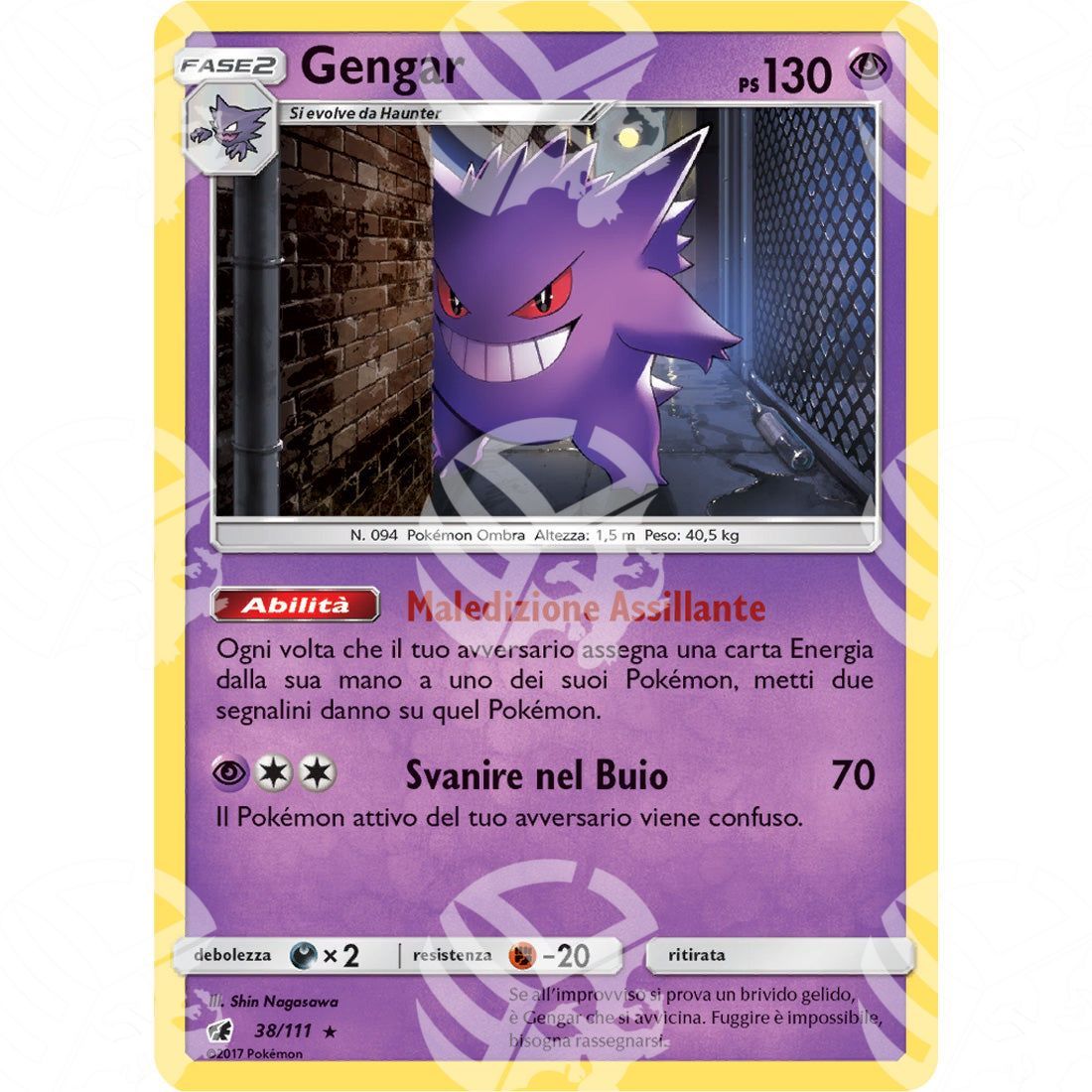 Invasione Scarlatta - Gengar - Holo Rare 38/111 - Warcard - Invasione Scarlatta - Gengar - Holo Rare 38/111 i prezzi più bassi sul mercato, solo da www.warcardshop.com! Carte singole, box, buste e mazzi.