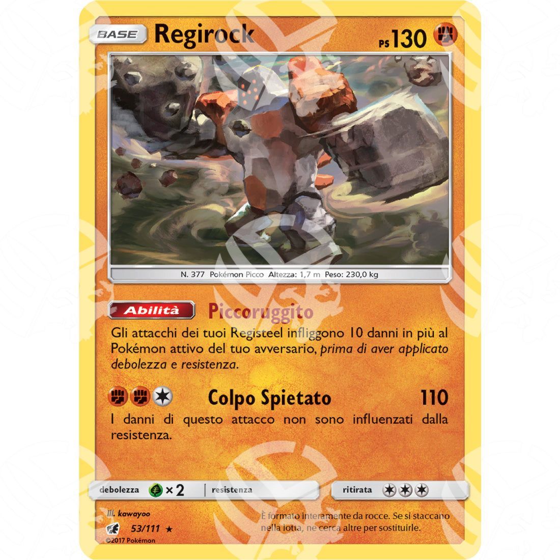 Invasione Scarlatta - Regirock - 53/111 - Warcard - Invasione Scarlatta - Regirock - 53/111 i prezzi più bassi sul mercato, solo da www.warcardshop.com! Carte singole, box, buste e mazzi.