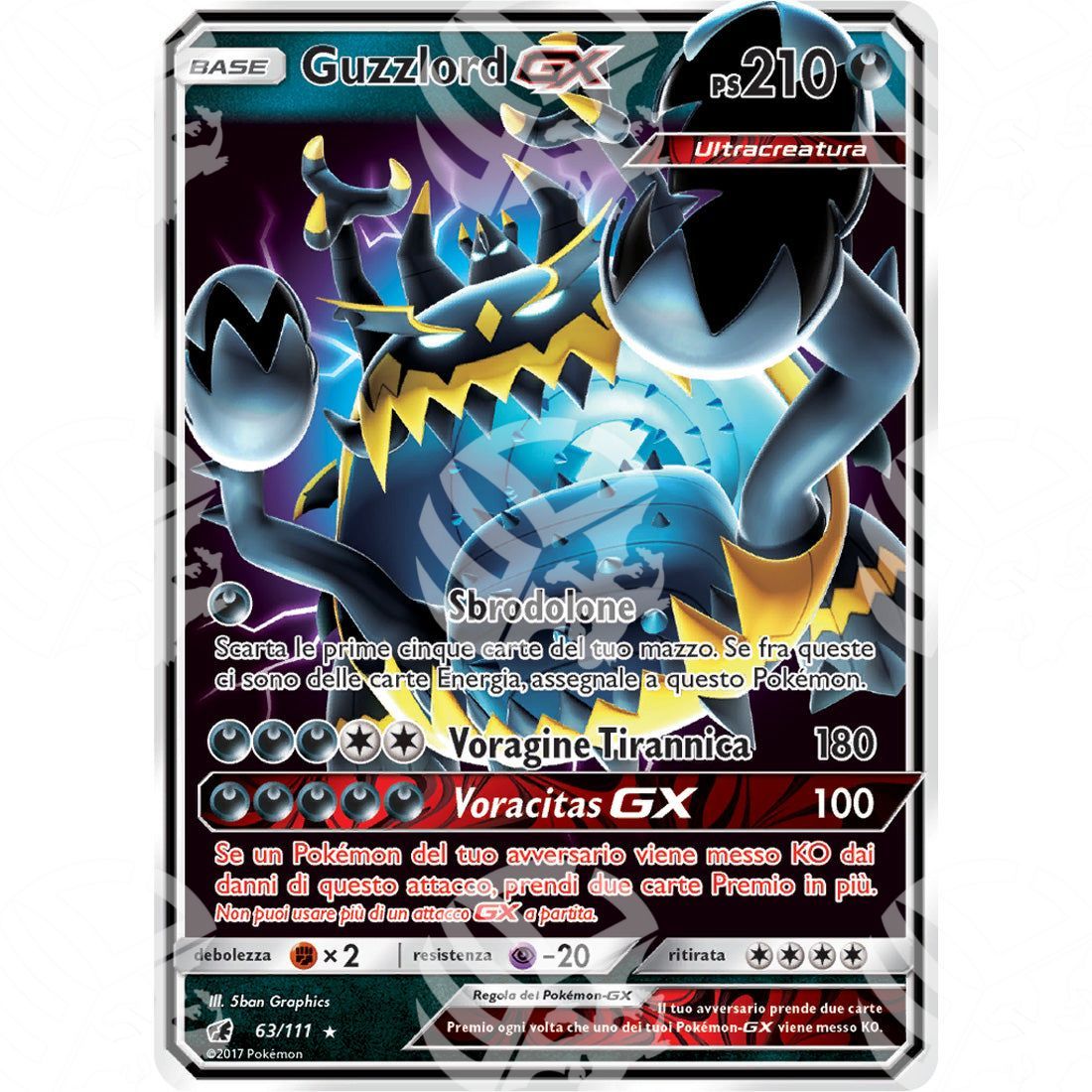 Invasione Scarlatta - Guzzlord GX - Holo Rare 63/111 - Warcard - Invasione Scarlatta - Guzzlord GX - Holo Rare 63/111 i prezzi più bassi sul mercato, solo da www.warcardshop.com! Carte singole, box, buste e mazzi.